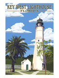 Key West Lighthouse, Florida Day Scene