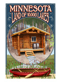 Minnesota - Cabin and Lake