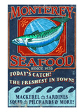 Monterey, California - Seafood