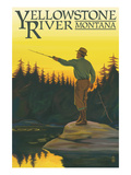 Yellowstone River, Montana - Fly Fishing Scene