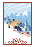 Vail, CO - Vail Downhill Skier