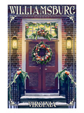 Williamsburg, Virginia - Christmas Door