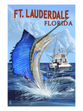 Ft. Lauderdale, Florida - Sailfish Scene