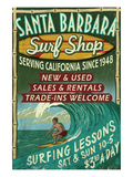 Santa Barbara, California - Surf Shop