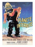 Forbidden Planet, Robby the Robot Holding Anne Francis, 1956