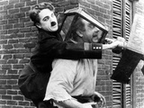 Easy Street, Charles Chaplin, Eric Campbell, 1917