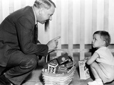It's A Gift, W. C. Fields, Baby Leroy, 1934, Basket