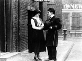 Easy Street, Edna Purviance, Charles Chaplin, 1917