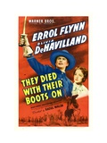 They Died With Their Boots On, Errol Flynn, Olivia De Havilland, 1941