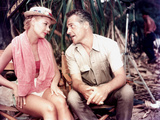 South Pacific, Mitzi Gaynor, Rossano Brazzi On Set, 1958