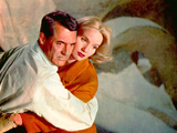 North By Northwest, Cary Grant, Eva Marie Saint, 1959, Clinging
