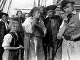 Treasure Island, Jackie Cooper, Wallace Beery, 1934, Pirates On Ship