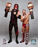 Daniel Bryan & Kane with the Tag Team Championship Belts 2012 Posed
