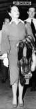 Virginia Hill Arriving at New York Airport on August 8, 1947, a Month after Bugsy Seigel Was Killed