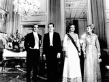 President Richard and Pat Nixon at the Shah's Niavaran Palace