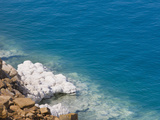 Deposit of Salt and Gypsum by the Cliff in Dead Sea, Jordan