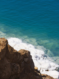 Deposit of Salt and Gypsum by the Cliff in Dead Sea, Jordan