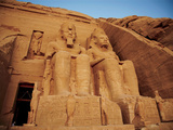 Statues, the Greater Temple, Abu Simbel, Egypt