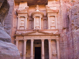 Facade of Treasury (Al Khazneh), Petra, Jordan