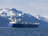 Empty Oil Tanker, Prince William Sound, Alaska, USA Photographic Print