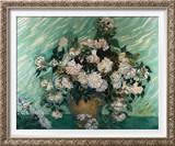 Roses Framed Canvas Print