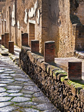 A View of Herculaneum Archaeological Site, Herculaneum Ruins, Near Naples, Campania, Italy