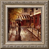 Romantic Stroll Framed Art Print