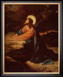Christ in Gethsemane Framed Art Print