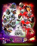 Super Bowl XLVII Match Up Composite