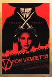 Buy V for Vendetta - Red Movie Poster at AllPosters.com
