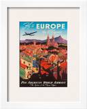 Pan American: Fly to Europe by Clipper, c.1940s