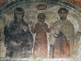 The Earliest Representation of San Gennaro (St Januarius), Catacombs of San Gennaro, Naples, Italy