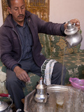 Making Mint Tea at Mohamed Attai Village in the Atlas Mountains, Morocco, North Africa, Africa