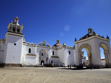Basilica of Our Lady of Copacabana on the Shores of Lake Titicaca, Bolivia, South America
