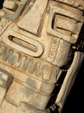 Carved Inca Statue on the Coast of Lake Titicaca from Copacabana in Bolivia, South America