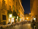 People Dining at Outside Restaurant, Rome, Lazio, Italy, Europe