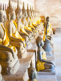 Buddhas at Wat Si Saket, the Oldest Temple in Vientiane, Laos, Indochina, Southeast Asia, Asia
