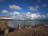 Pebble Beach and Pier, Eastbourne, East Sussex, England