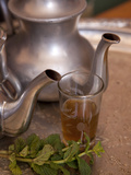 Making Mint Tea at Mohamed Attai Village in the Atlas Mountains, Morocco, North Africa, Africa