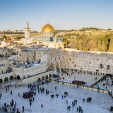 Jewish Quarter of the Western Wall Plaza, Old City, UNESCO World Heritage Site, Jerusalem, Israel