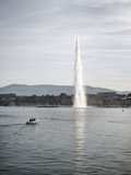 Jet D'Eau, Lake Geneva, Geneva, Switzerland, Europe