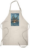 Kraken Attacking Ship - Seattle Apron