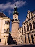 Low Angle View of a Fire Tower, Sopron, Hungary