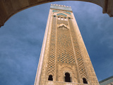 Minaret of a Mosque, Mosque Hassan Ii, Casablanca, Morocco