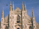 Low Angle View of a Cathedral, Duomo Di Milano, Milan, Lombardy, Italy