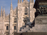 Church in a City, Duomo Di Milano, Milan, Lombardy, Italy