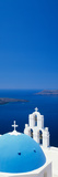 High Angle View of a Church, Firostefani, Santorini, Cyclades Islands, Greece