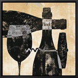 Wine Selection I Framed Canvas Print