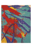Abstract Painting, c. 1982 (Aqua, Red, Indigo, Yellow)