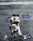 Yogi Berra / Don Larsen Hug Dual Signed w/ PG 10-8-56 Insc